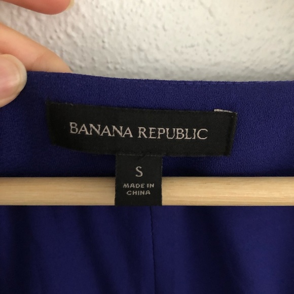 Banana Republic cobalt blue cocoon shift dress S - Picture 6 of 7